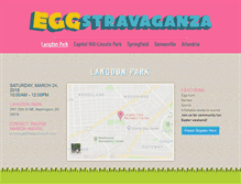 Tablet Screenshot of eggstravaganzadc.com